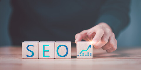 Marketers demonstrate SEO concepts, optimization analysis tools, search engine rankings, social media sites based on results analysis data ,Trend and probability ,outcome measurement