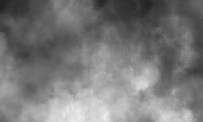 モノクロもくもくとたちのぼる煙背景
