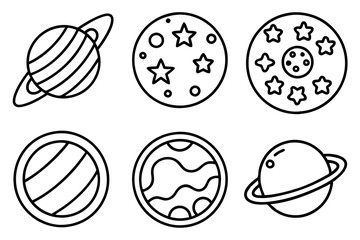 Global Connection Icons Set