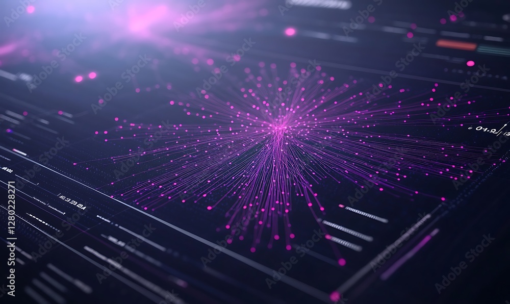 Poster A modern data visualization dashboard showcasing real-time analytics and insights in an engaging design.