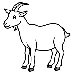 Minimalist Goat Sketch