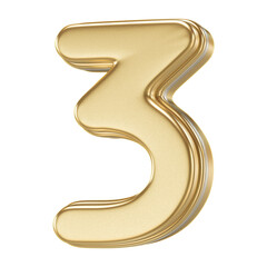 3D Golden Number 3