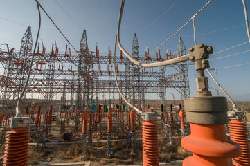 High voltage engineering devices for the electrical industry for the production of power...