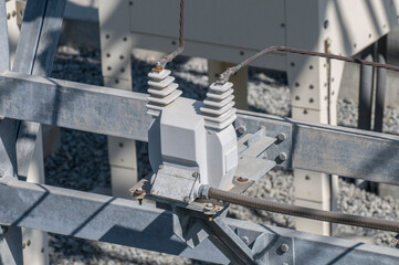 High voltage engineering devices for the electrical industry for the production of power...