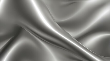 Fototapeta premium Bright Grainy Metallic Silver Gradient: Frosted Aluminum Texture Background