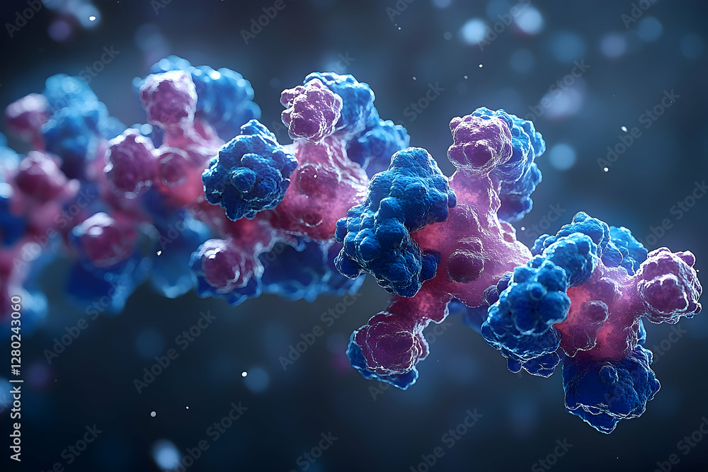 Poster exploring the intricate world of molecular structures in science