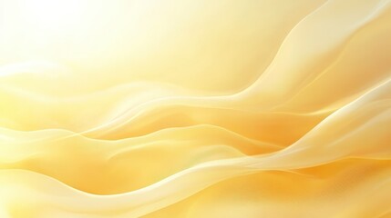 Fototapeta premium Abstract Wavy Golden Texture Background with Elegant Silk Satin Fabric Design