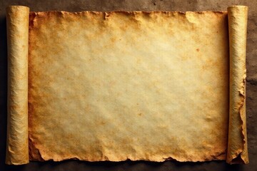 Deeply textured, aged parchment; rich brown tones , old texture, document