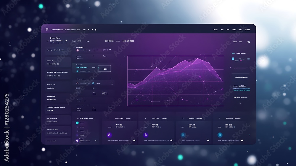 Aufkleber e-commerce dashboard showcasing real-time data insights for businesses and analytics.