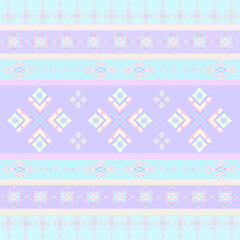seamless pattern with snowflakes ,Geometric Ethnic pattern, Native American tribal fabric,tile, carpet ,vector,illustration design 