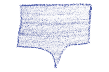 Separate purple speech bubble on transparent background