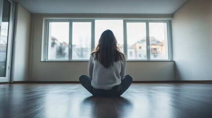 Worried user pacing back and forth in a dimly lit room. Featuring anxiety and uncertainty