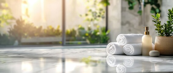 young woman relaxing in a spa