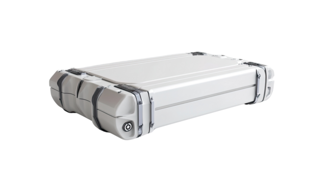 Robust Protection: A meticulously crafted, rugged case, designed for maximum durability and security. this case symbolizes a shield against the unknown, safeguarding valuable contents