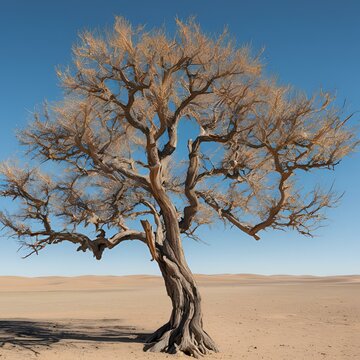 saxaul tree in desert