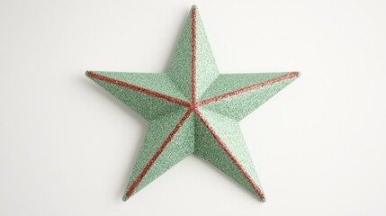 Obraz premium Decorative star art installation home decor craft design modern aesthetic close-up perspective seasonal theme