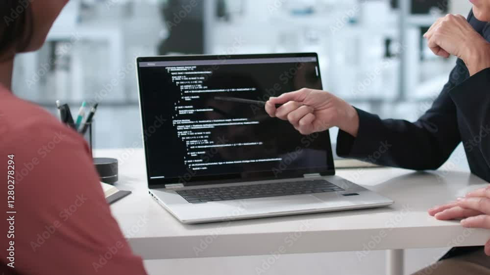 Poster Programmer Code Training In Meeting Room