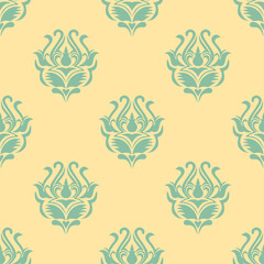 Classic Traditional Textile Art for Elegant Satin, Silk, Cotton. Luxury Historical Elegant Fabric