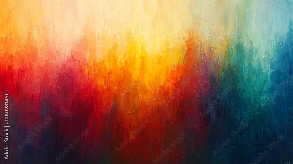 Poster vibrant abstract artwork digital creation colorful palette art studio dynamic perspective visual har