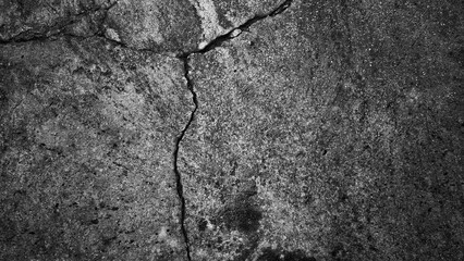 Abstract Rough Cement Surface with Crack