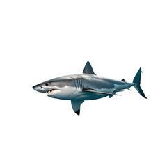 Fototapeta premium shark isolated on white