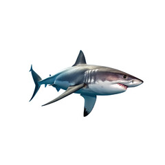 Fototapeta premium shark isolated on white