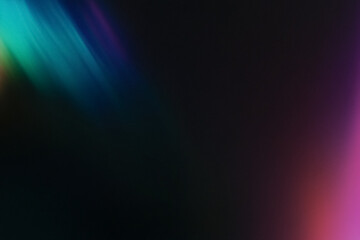 Cyberpunk Nightclub with Holographic Lights, Laser Beams, and Rainbow Overlay – Retro Futuristic Design, Long Exposure, Glowing Effects, No People, Youth Culture Inspired