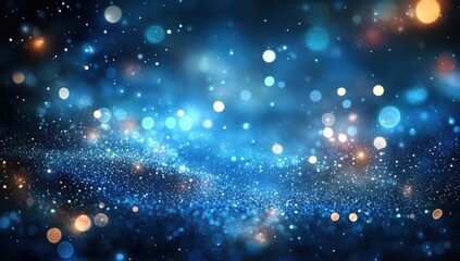 Fototapeta premium Beautiful abstract background filled with shimmering lights and vibrant colors creating a dreamy and enchanting atmosphere for creative projects or designs
