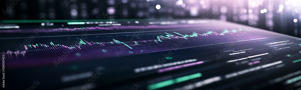 Poster Real-time stock market analysis image powered by AI technology and advanced insights.