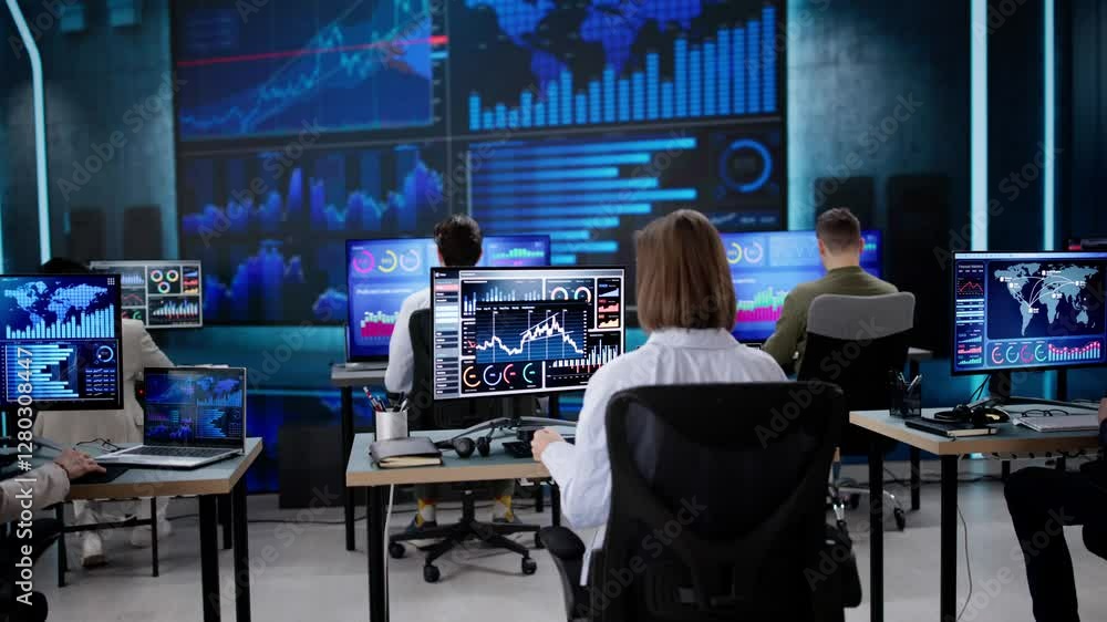 Poster Monitor Control Server At Data Center
