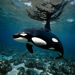Majestic Orca: Underwater Ballet