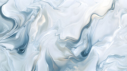 Obraz premium Seamless marble texture, featuring a smooth and shiny surface with soft and elegant veining in shades of white, gray and hints of blue. abstract marble background.