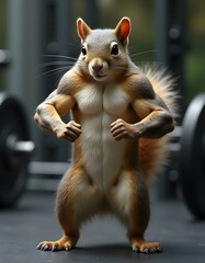 Gym Squirrel: Proof That Even Rodents Can Achieve Peak Physique with Dedication