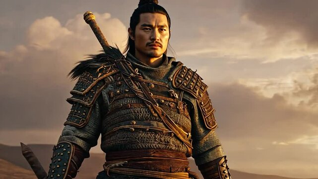  Portrait of Conqueror Genghis Khan