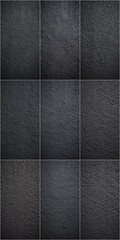 Fototapeta premium Three black and white images of a black and white background with a lot of texture. The images are all the same size and are all black and white