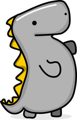 Ilustración de un dinosaurio