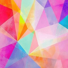 Colorful abstract polygonal pattern background