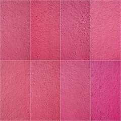 A series of pink images with a pink background. The images are all different shades of pink. Scene is soft and calming