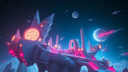 Celestial Architectonics Surreal Structures Beyond Reality