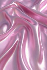 Elegant pearlescent pink satin texture with subtle shimmer