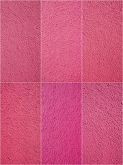 Fototapeta premium A carpet with a red and white pattern of squares. The carpet is made of a soft material and has a plush texture. The squares are arranged in a way that creates a visually interesting design