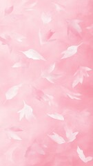 Fototapeta premium Soft pastel pink background with tropical leaves and airy summer vibe. Generative AI