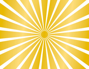 sunbrust golden element transparent background