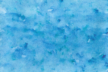 Blue abstract watercolor background. Watercolor texture paper.