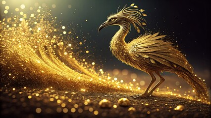 Golden Glitter Texture with Dense Sparkles and a Shimmering Surface Effect vibrant and dazzling golden glitter texture packed with dense sparkles that catch and reflect light from multiple angles 