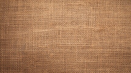 Fototapeta premium A textured brown fabric background with a natural, woven appearance, ideal for rustic or organic themes.