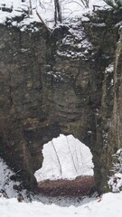 cliff arch, scenic view, outdoor, wilderness, natural landmark