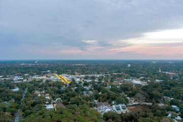 Obraz premium Aerial view of Fairhope, Alabama