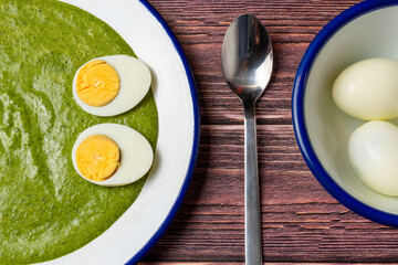 Hungarian style spinach dish