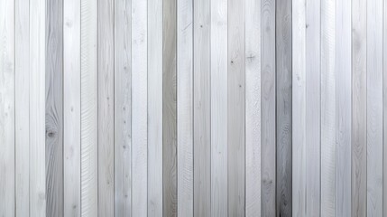 Obraz premium Light Grey Vertical Wood Planks Wall Texture Background